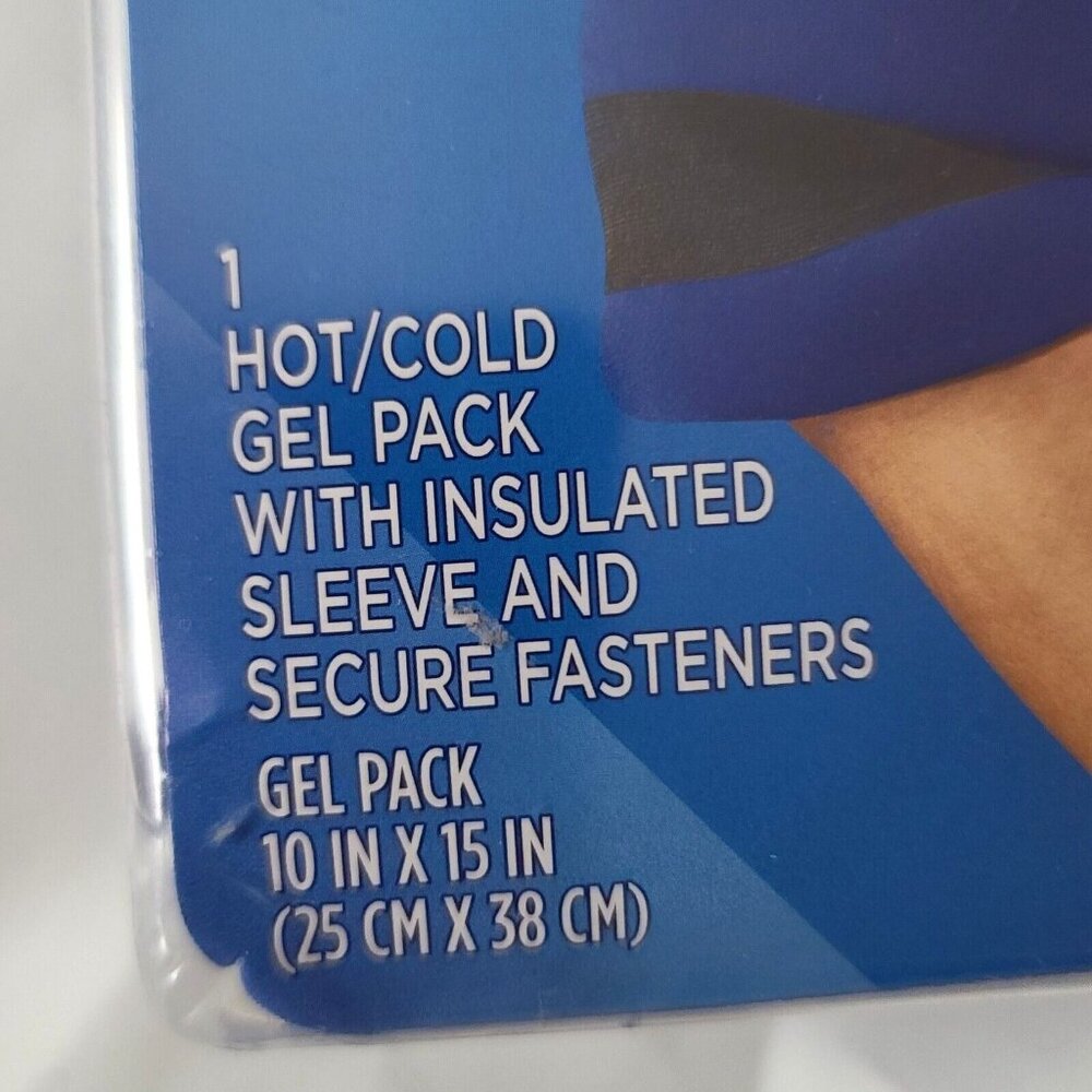 Care One Reusable Hot/Cold Large Universal Compress Wrap 10"x15" Back Knee NEW - Picture 3 of 8